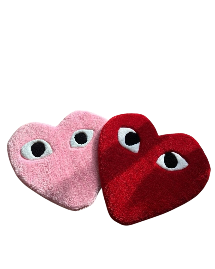 CDG Heart Eye Rug