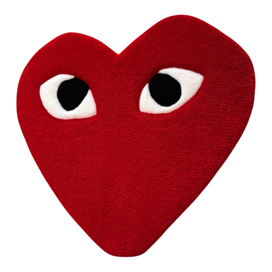 CDG Heart Eye Rug